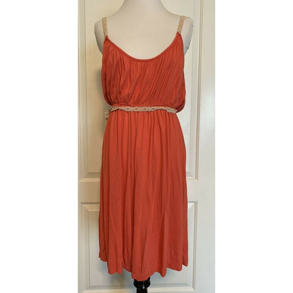 $179 Surtapeau Coral Flowy Tunic Shirt Dress Beach Swimsuit Cover Up Size 8 M